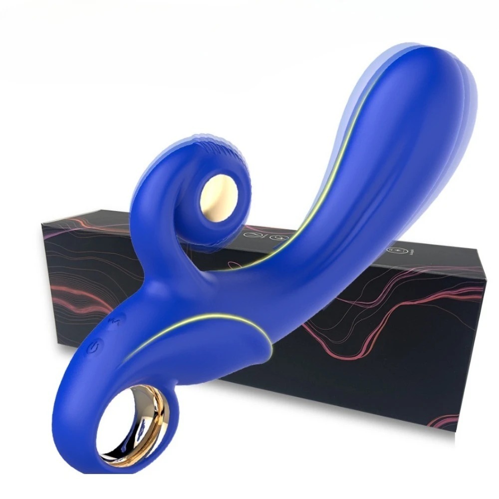 3 in 1 G-spot Rabbit Vibrator for Women 10 Modes Vibrating Dildo Nipple Anal Clitoral Vagina Massager Adult Sex Toy for Couples_img_3