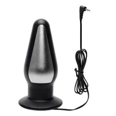 51mm Big Anal Plug for Women Dildo Vaginal Ball Electric Shock Stimulator Men Butt Dilator Medical Sex Toys Couples Erotic Goods_img_1