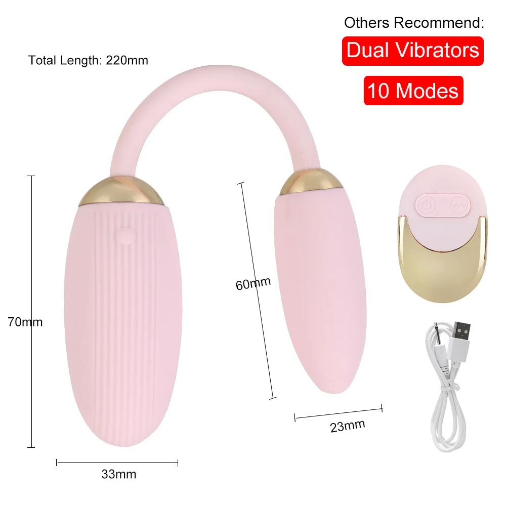 2 In 1 Dildo Anal Plug Vibrators For Women Nipple Clit Clamps Butt Dilator Female Masturbator Cordless Sex Toys Adults 18 Erotic_img_3