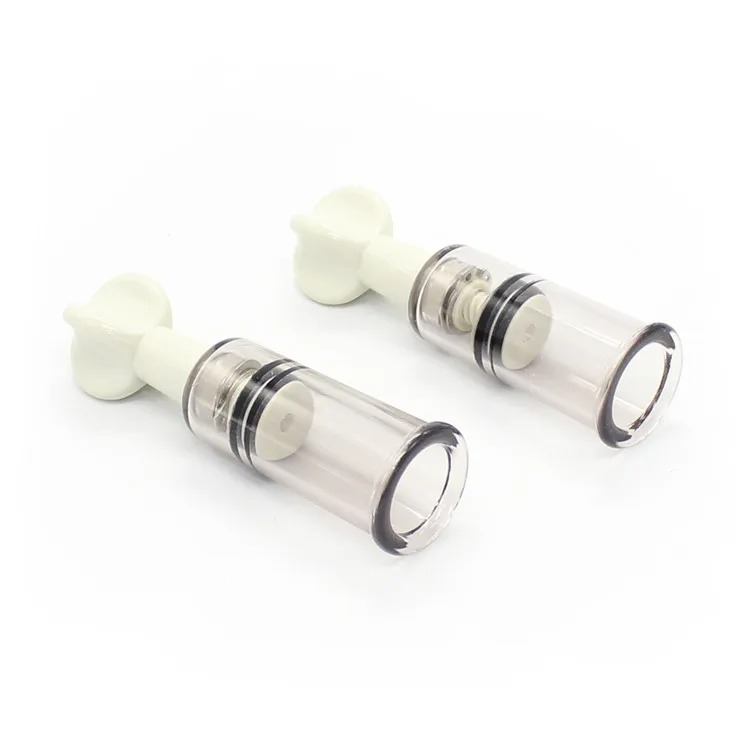 1 Pair Nipple Enlargement Sucker Suction Cupping Vacuum No Pump Body Therapy BDSM Adult Game Sex Toys for Women_img_6