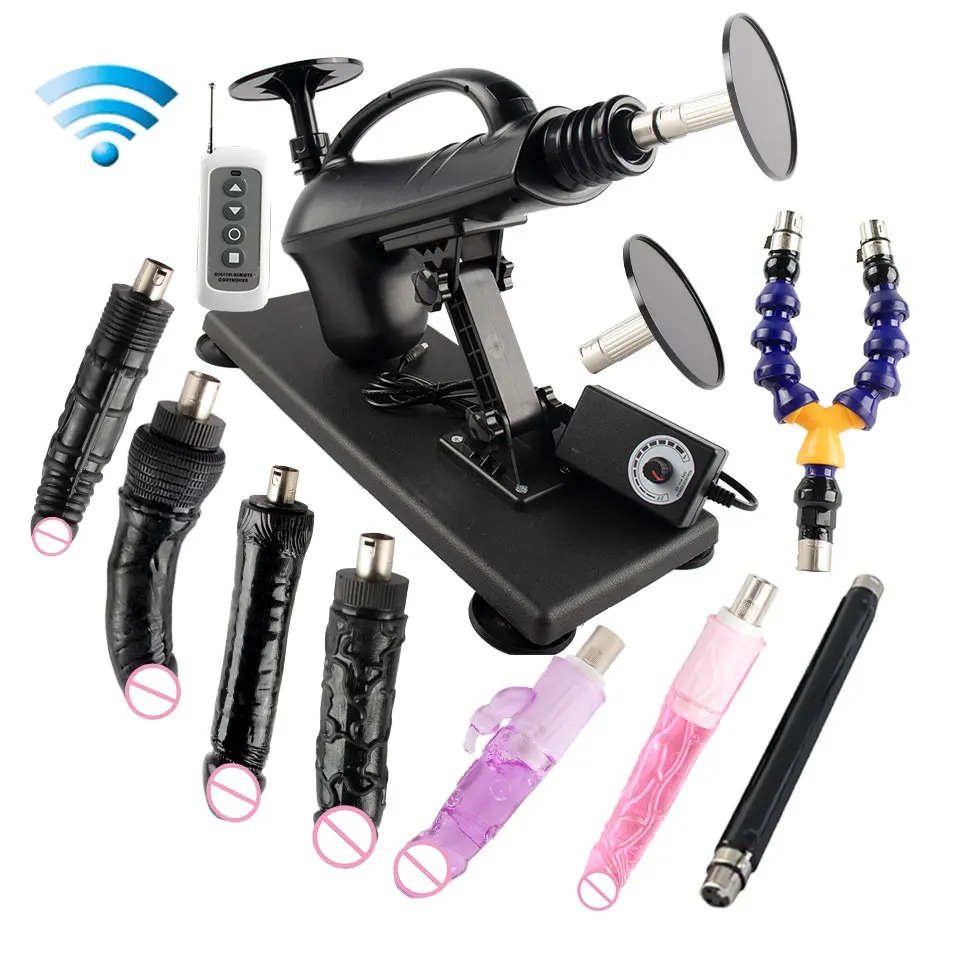 Sex Machine for Woman Adjustable Masturbating Pumping SexTooys for Men Adult Toys Upgrade Vibrator Dildo_img_10