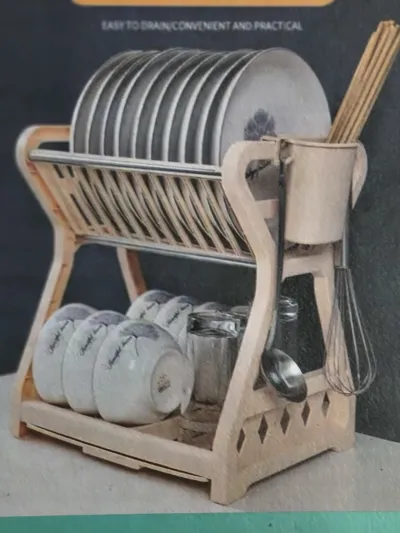 মাল্টি-ফাংশন Dish Drying Rack_img_2