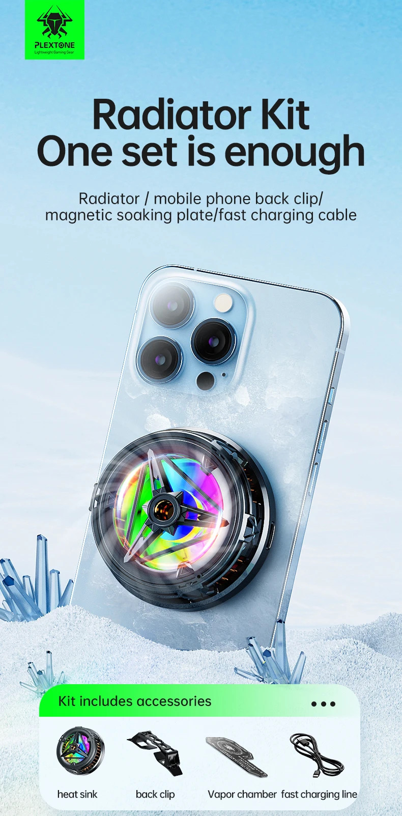Plextone EX2 8w Mobile Phone Cooler Fan_img_19