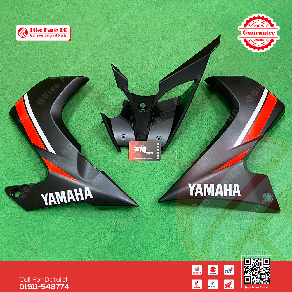 Engine guard for Yamaha FZS V2 Dark Night new model bike.