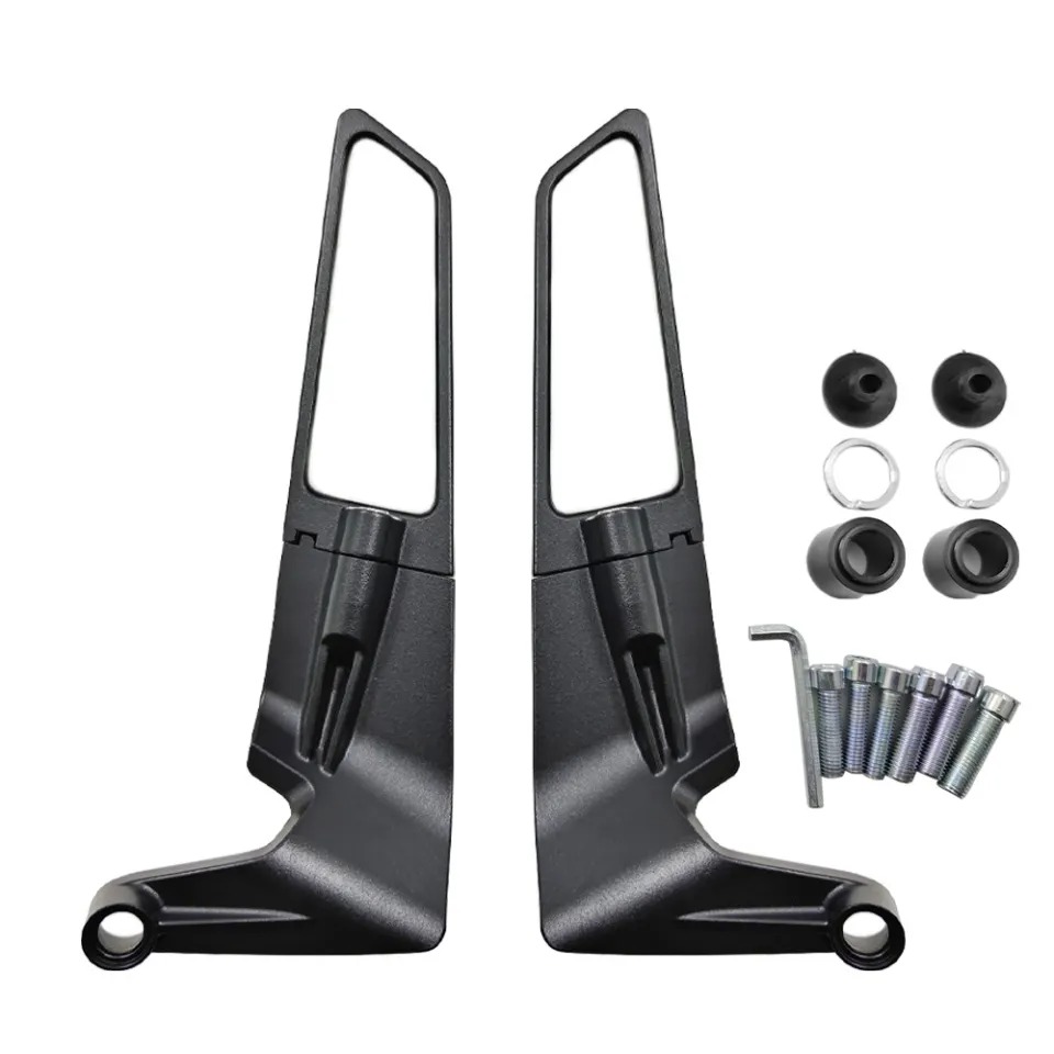 Universal Motorcycle Mirror Side Winglet Design for all bike-2pcs - Image 2