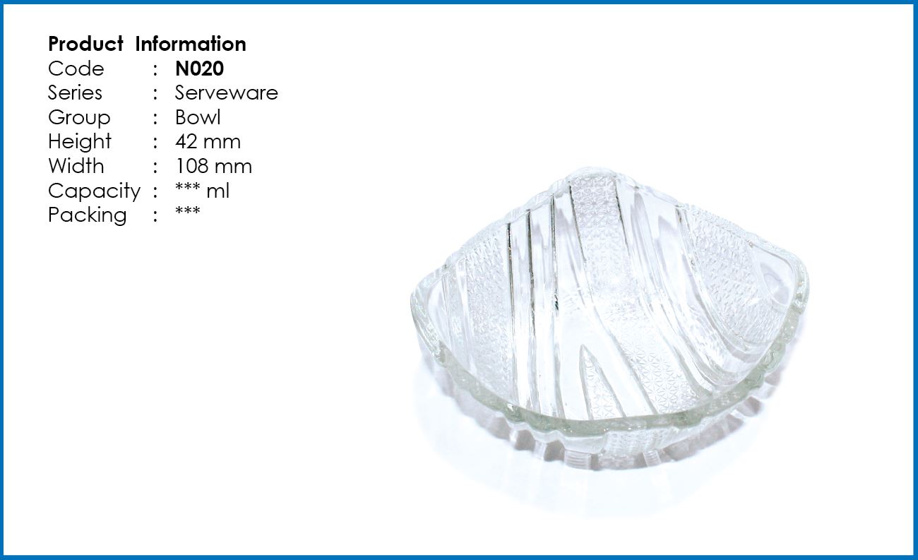 Crystal Glass Firni Set 6 Pcs --কাচের নাস্তা বাটি সেট -৬ পিছ #142B - Image 5