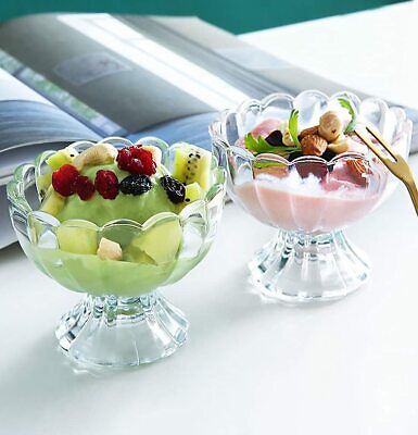 Glass Icream Nasta Bati Set 6 pcs-কাচের নাস্তা বাটি সেট -৬ পিছ #Shapla - Image 1