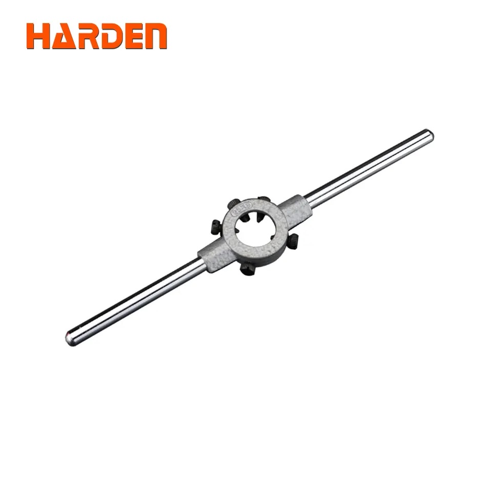 HARDEN 610433 25mm Die Handle, Die Holder, 25mm (M3-12), Professional Zinc Alloy Steel; 610433