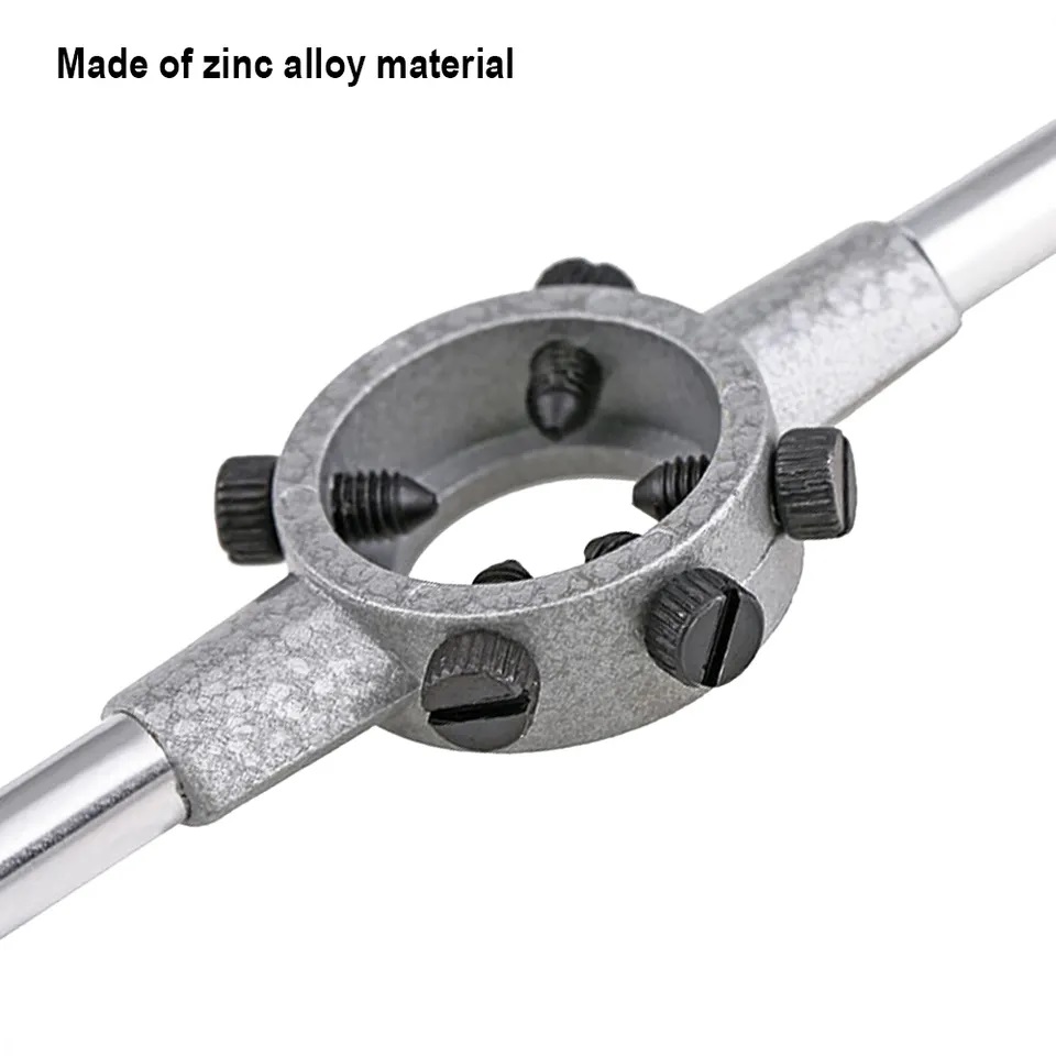 HARDEN 610433 25mm Die Handle, Die Holder, 25mm (M3-12), Professional Zinc Alloy Steel; 610433_img_1