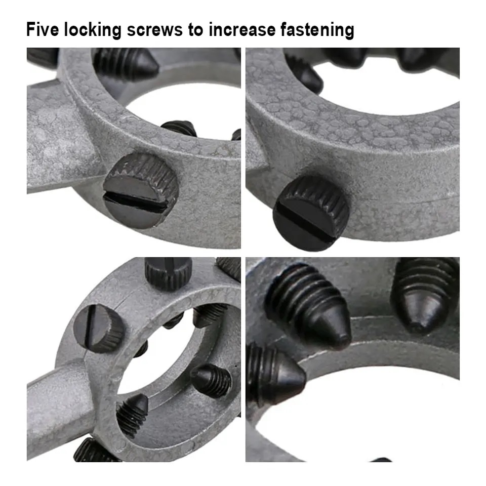 HARDEN 610433 25mm Die Handle, Die Holder, 25mm (M3-12), Professional Zinc Alloy Steel; 610433_img_2