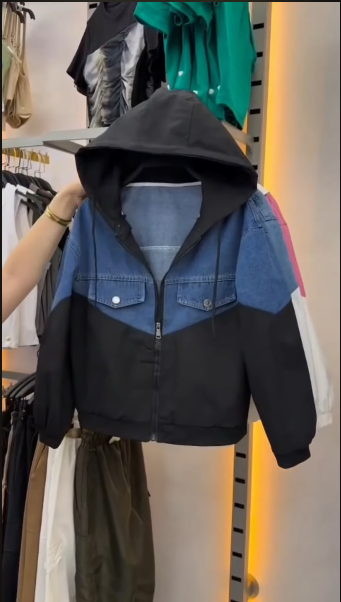 Ladies Stylish Denim Jacket image 2