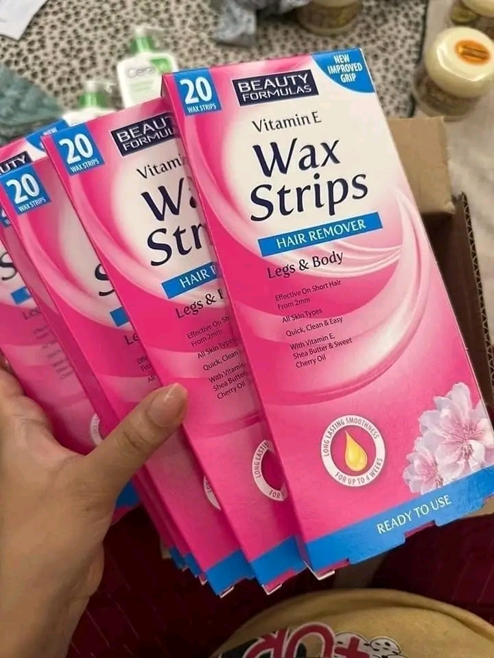 beauty formulas hair remover wax strips.