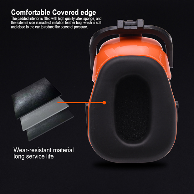 HARDEN 780312 Fordable Ear Muff SNR: 28dB Hearing Noise Protection Earmuffs Shooting Noise Cancel Cover Head Ear Muffs Hearing Protection Sound Suppression Ear Muffs 780312_img_2