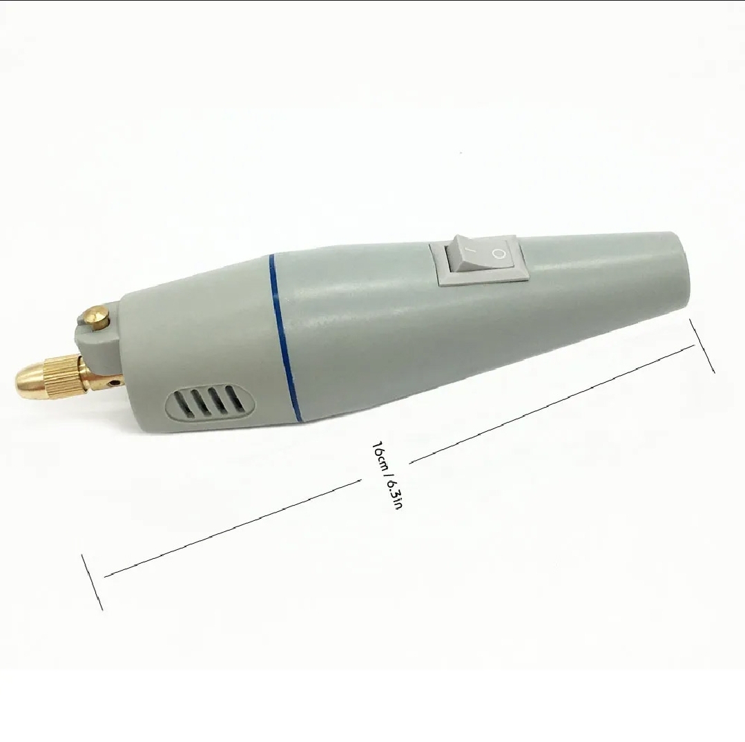 Mini Electric Drill Grinder Rotary Tool Kit with Variable Bits and Power Adapter_img_2