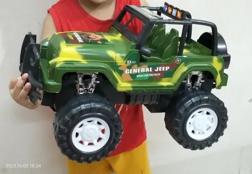 বড় সাইজ জিপ খেলনা গাড়ি / Big size jeep toy car