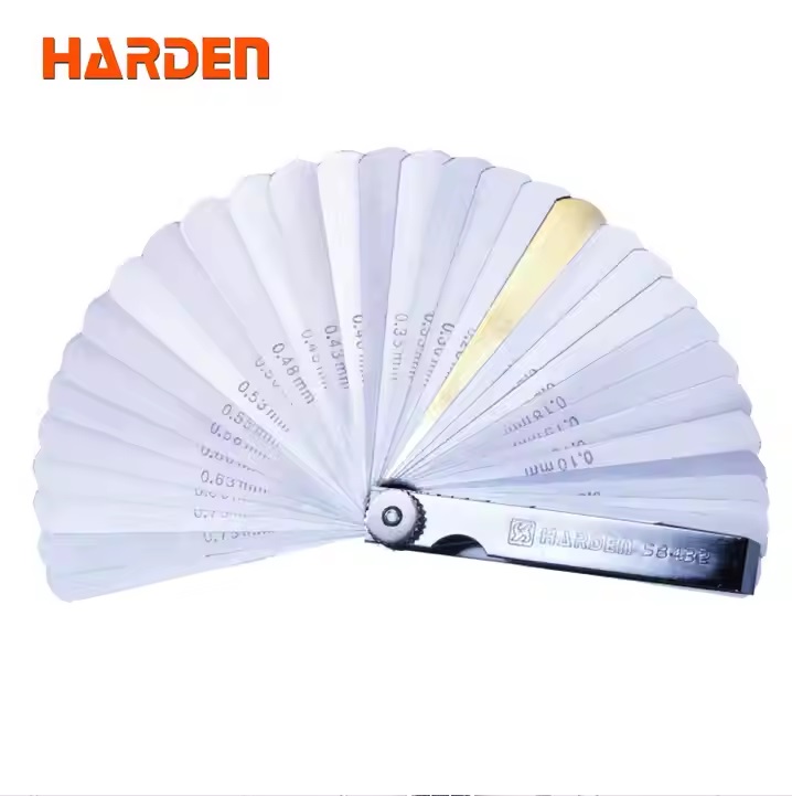 HARDEN 580432 32pcs Feeler Gauge,  65Mn Blade, Professional Metal Feeler Gauge Set; Model: 580432