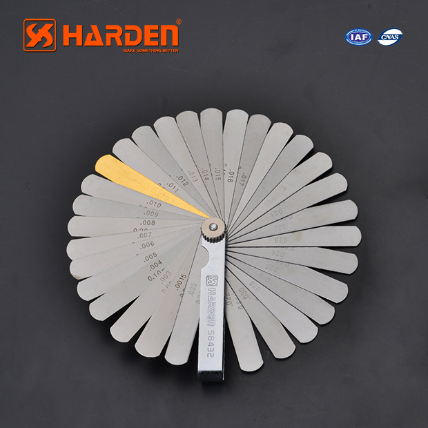 HARDEN 580432 32pcs Feeler Gauge,  65Mn Blade, Professional Metal Feeler Gauge Set; Model: 580432_img_3