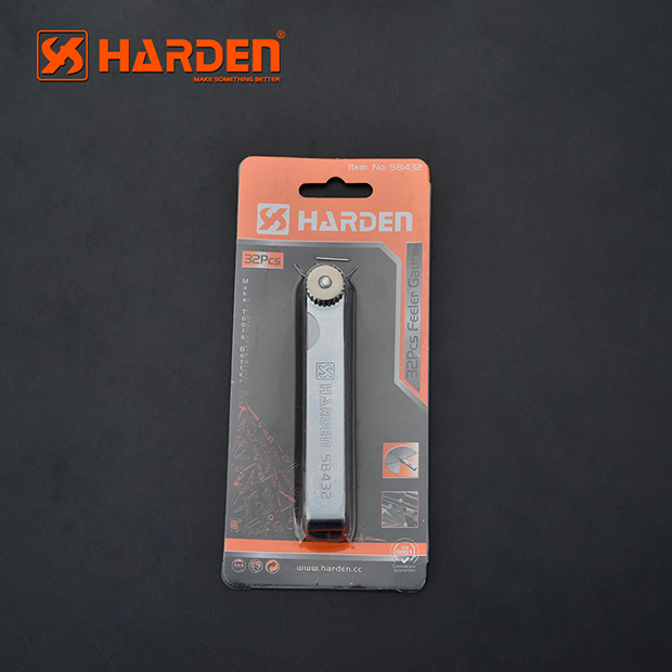 HARDEN 580432 32pcs Feeler Gauge,  65Mn Blade, Professional Metal Feeler Gauge Set; Model: 580432_img_5