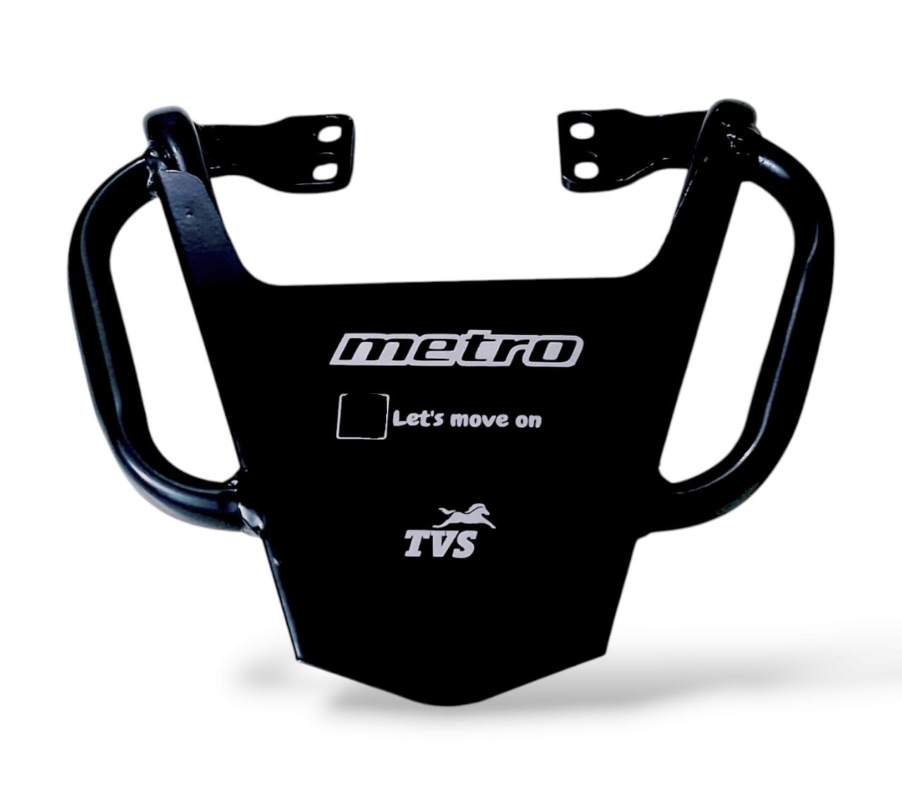 Premium Back Carrier With Handle For TVS Metro_img_0