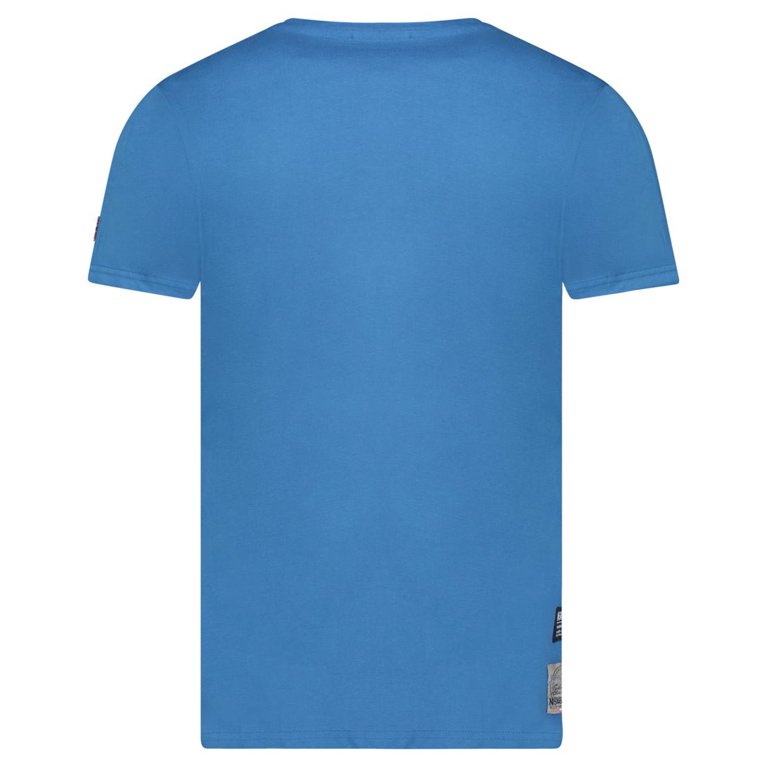 T-Shirt Men Short Sleeve with Blue Flag_img_1