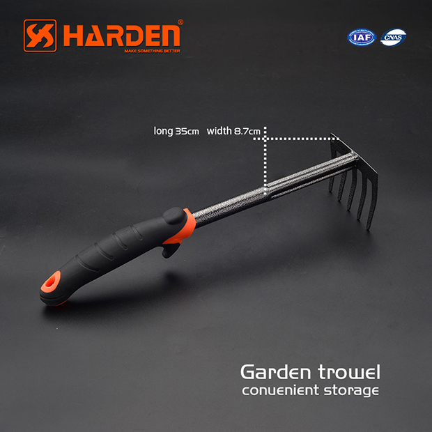 HARDEN 632603 Garden Trowel with 5 Teeth (Rake) 350x87mm; Model: 632603_img_1