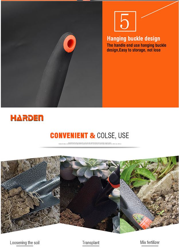 HARDEN 632603 Garden Trowel with 5 Teeth (Rake) 350x87mm; Model: 632603_img_6