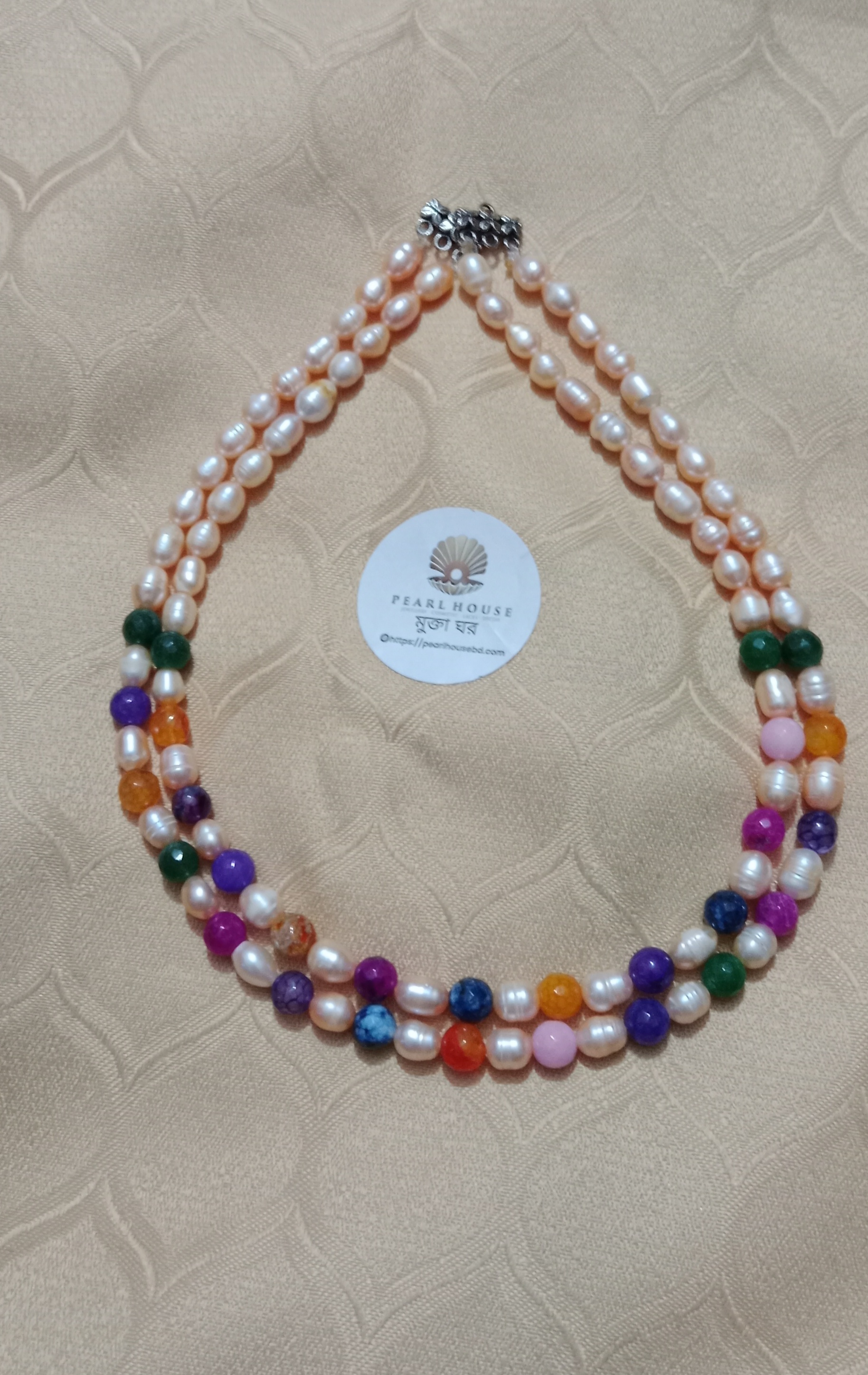 Exclusive Pearl & Stone combination Neckpiece_img_0