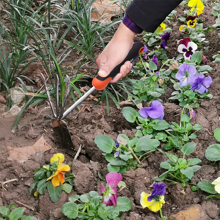 HARDEN 632704 Combination Hoe & Fork, Stainless steel, 325x180mm, hand garden small shovel farm agricultural tools spade garden trowel; Model: 632704_img_1