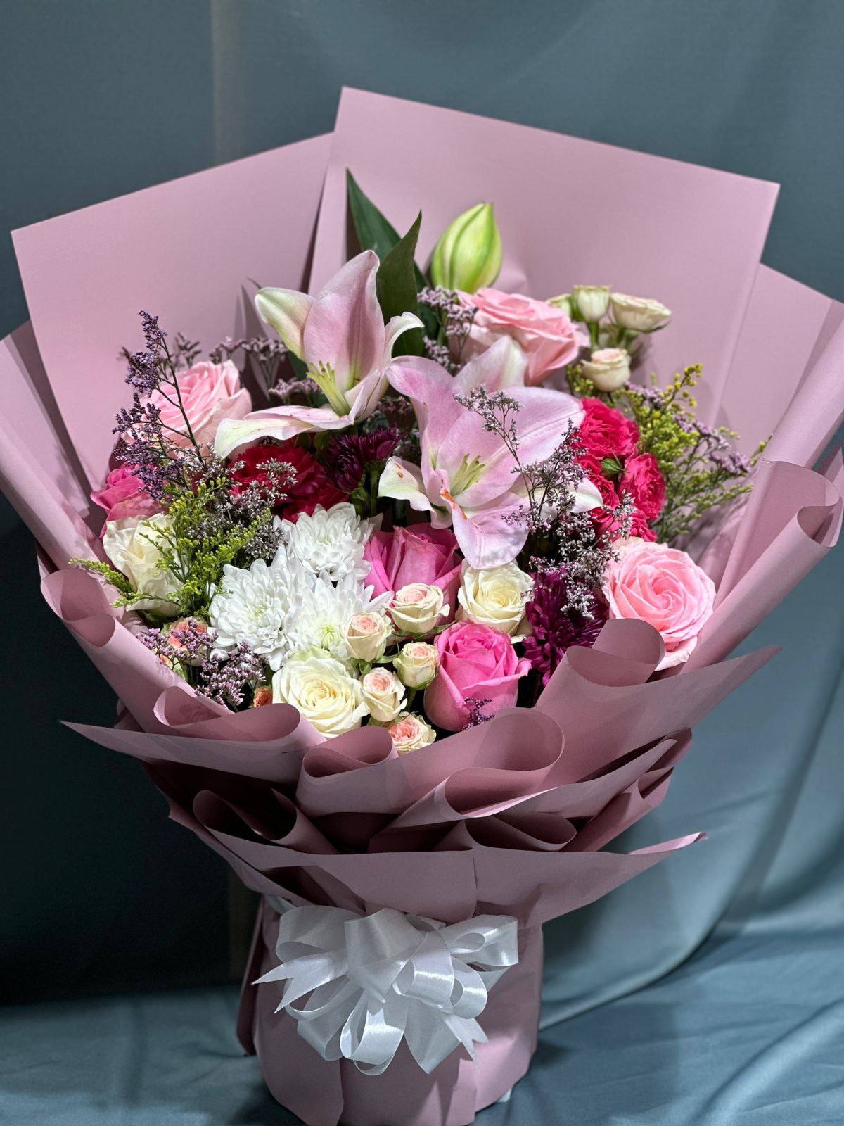 Pink & white stunning bouquet