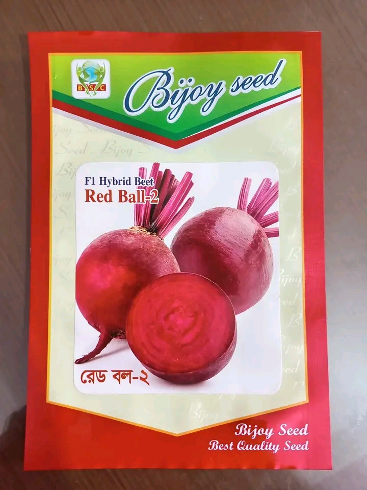 হাইব্রিড জাতের বিটরুট রেড বল ২ । F1 Hybrid Beetroots seeds Red Ball 2