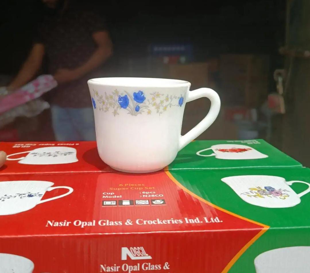 চায়ের কাপ সেট ৬ টি কাপ - Pirex Ceramics Tea Cup #pirex - Image 3