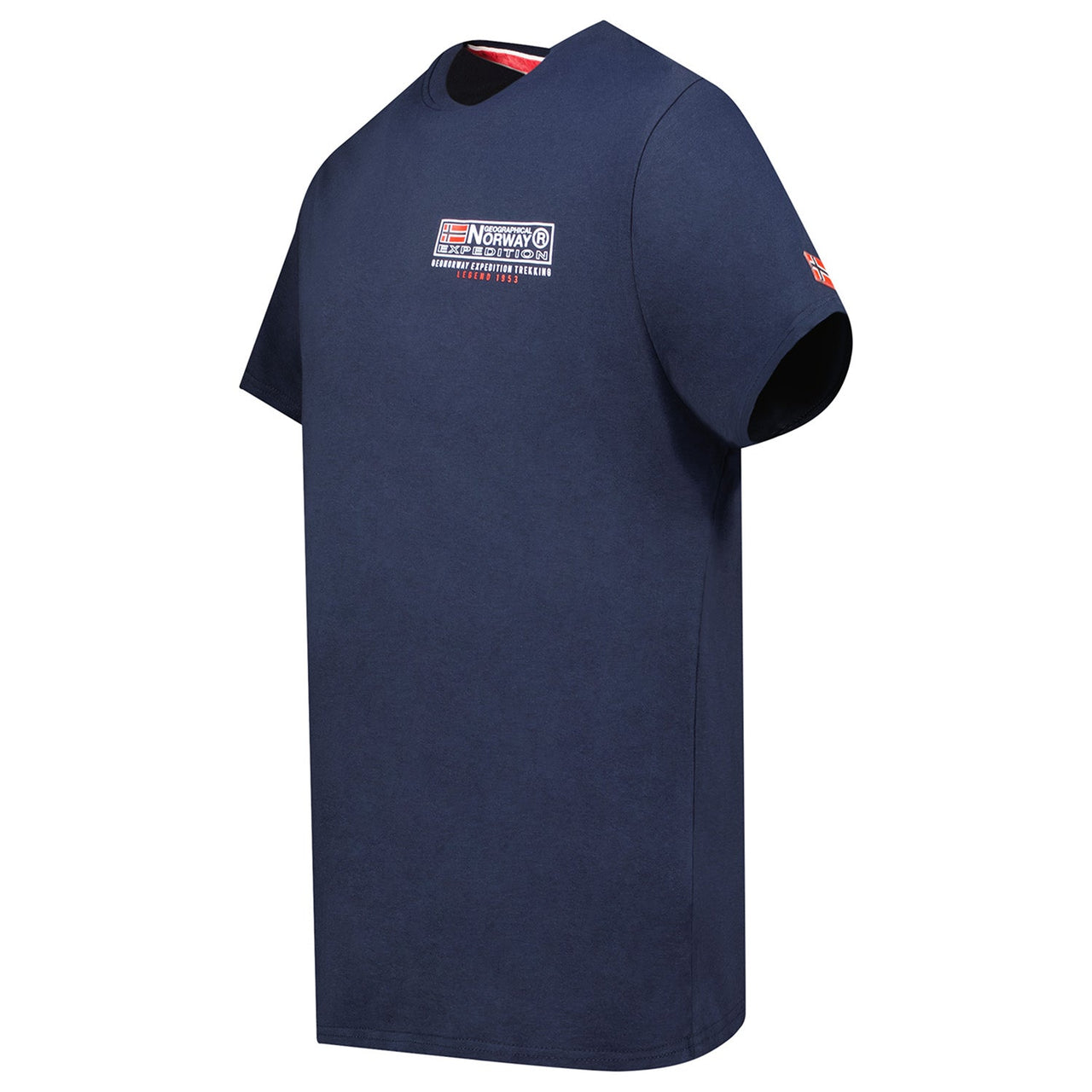 T-Shirt Men Short Sleeve with Navy Flag_img_1