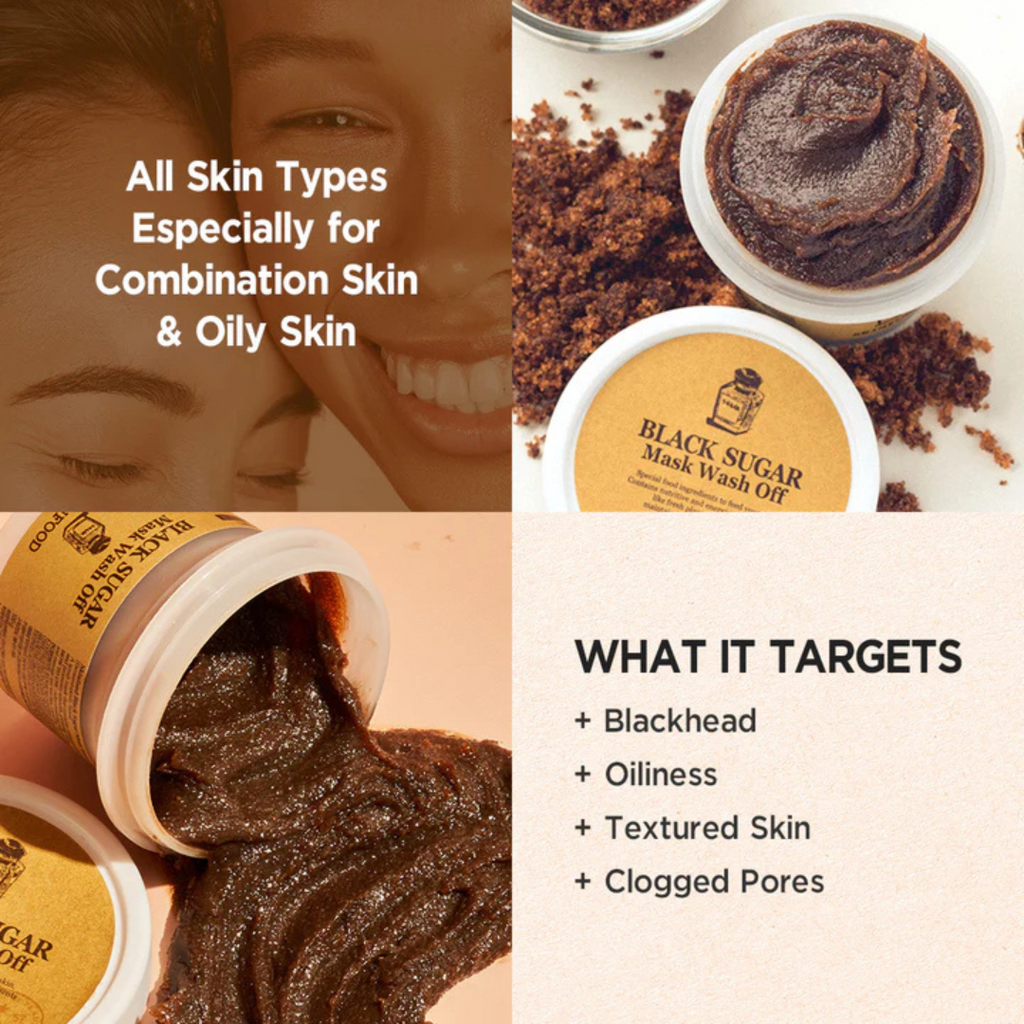 Skinfood Black Sugar Mask Wash Off 120g_img_3