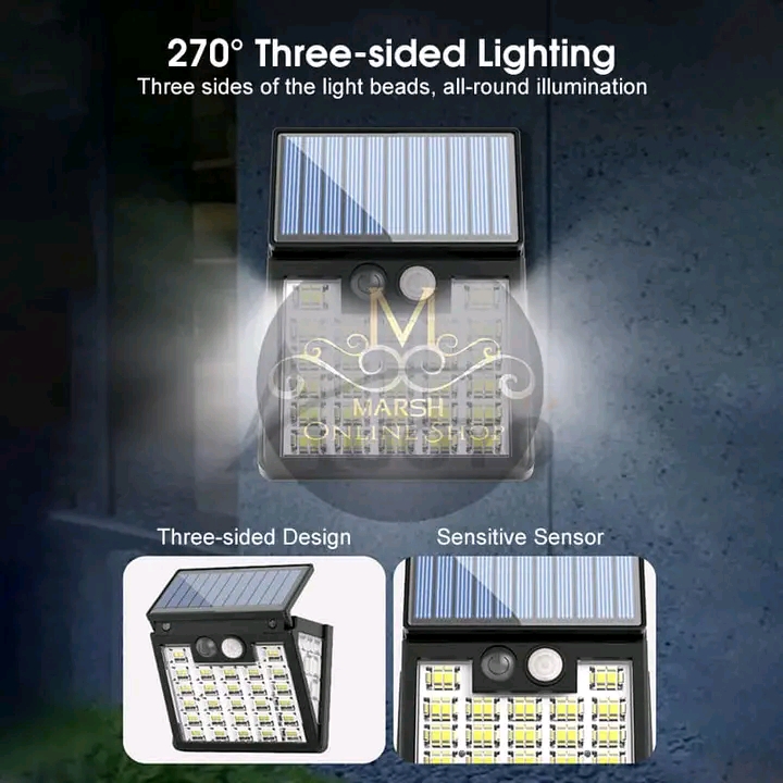💥Auoyo Solar Wall Light Solar Outdoor Lighting LED Motion Sensor Solar Light 270° Wide Angle Lamp Automatic Light IP65 Waterproof Garden Light for Yard Garden Deck Pathway Porch_img_1