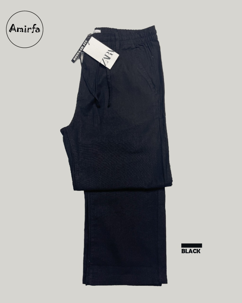 Olive + Black Combo – Premium Ramie Cotton Trousers ._img_2