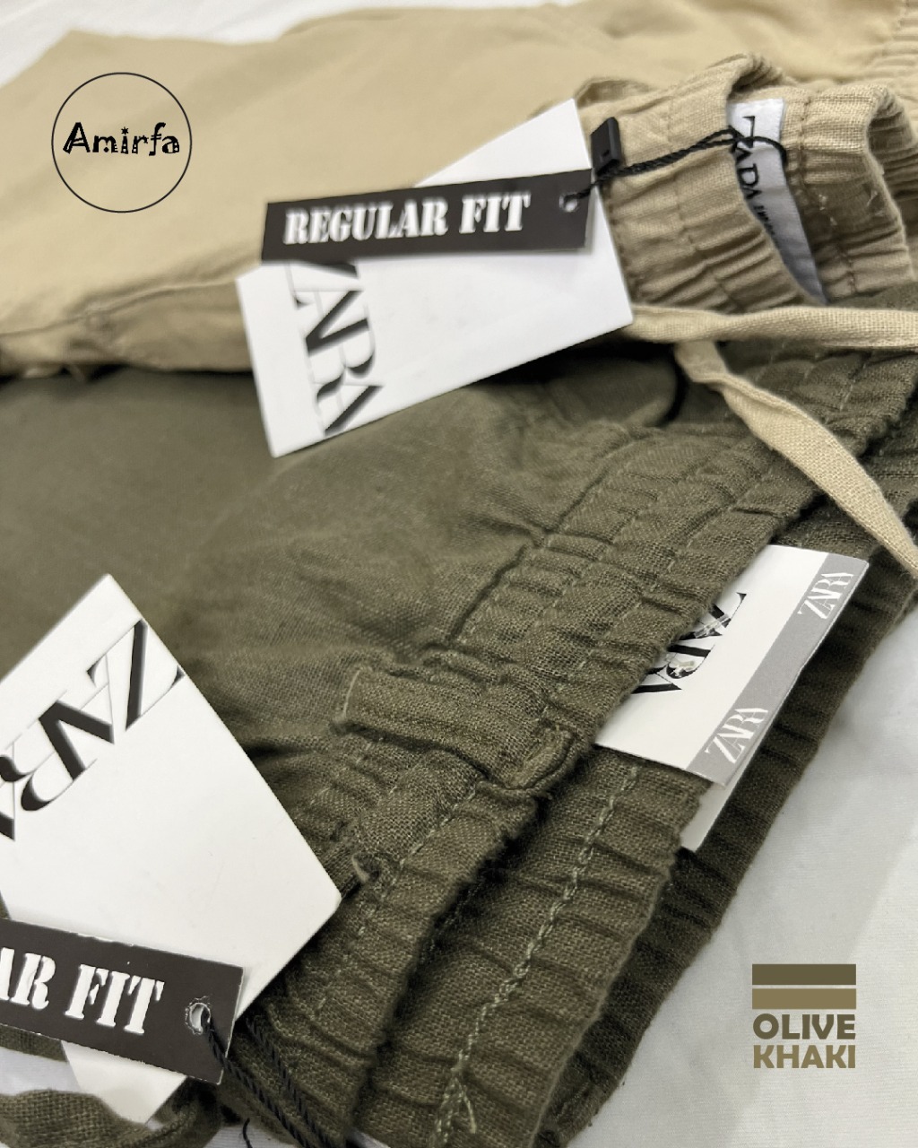 Olive + Khaki Combo – Premium Ramie Cotton Trousers ._img_4