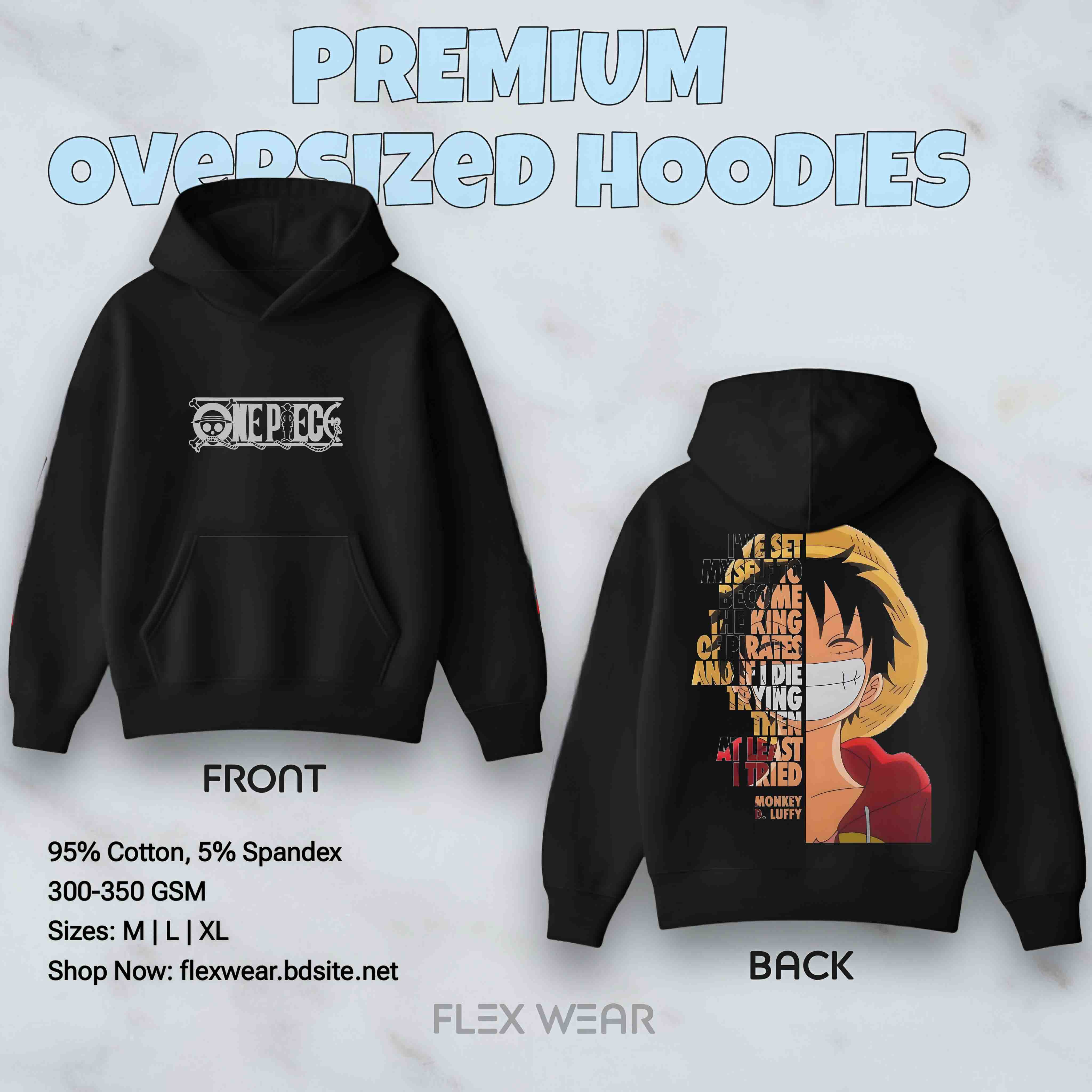 Onepiece Oversized Hoodie