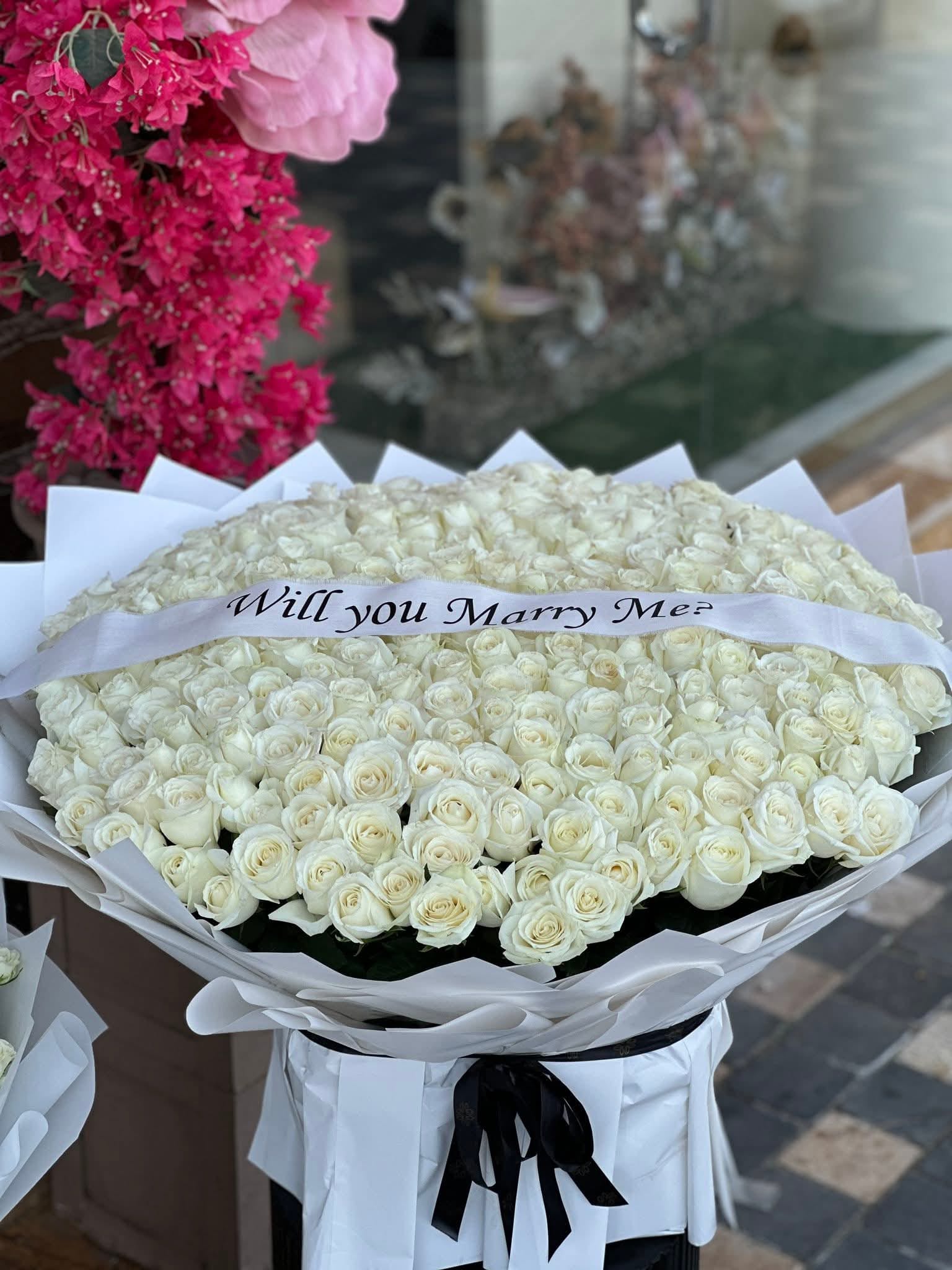 White Roses stunning bouquet