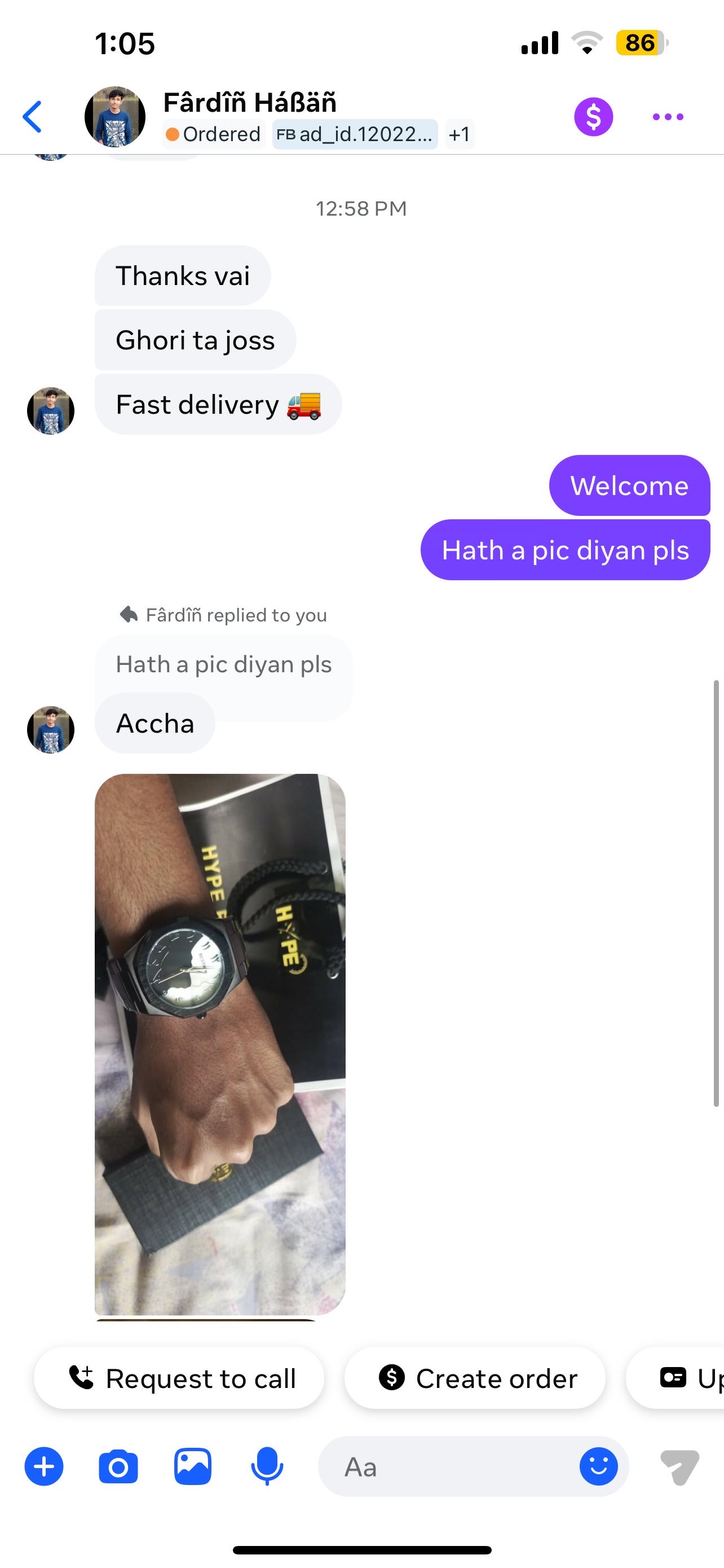 Customer review