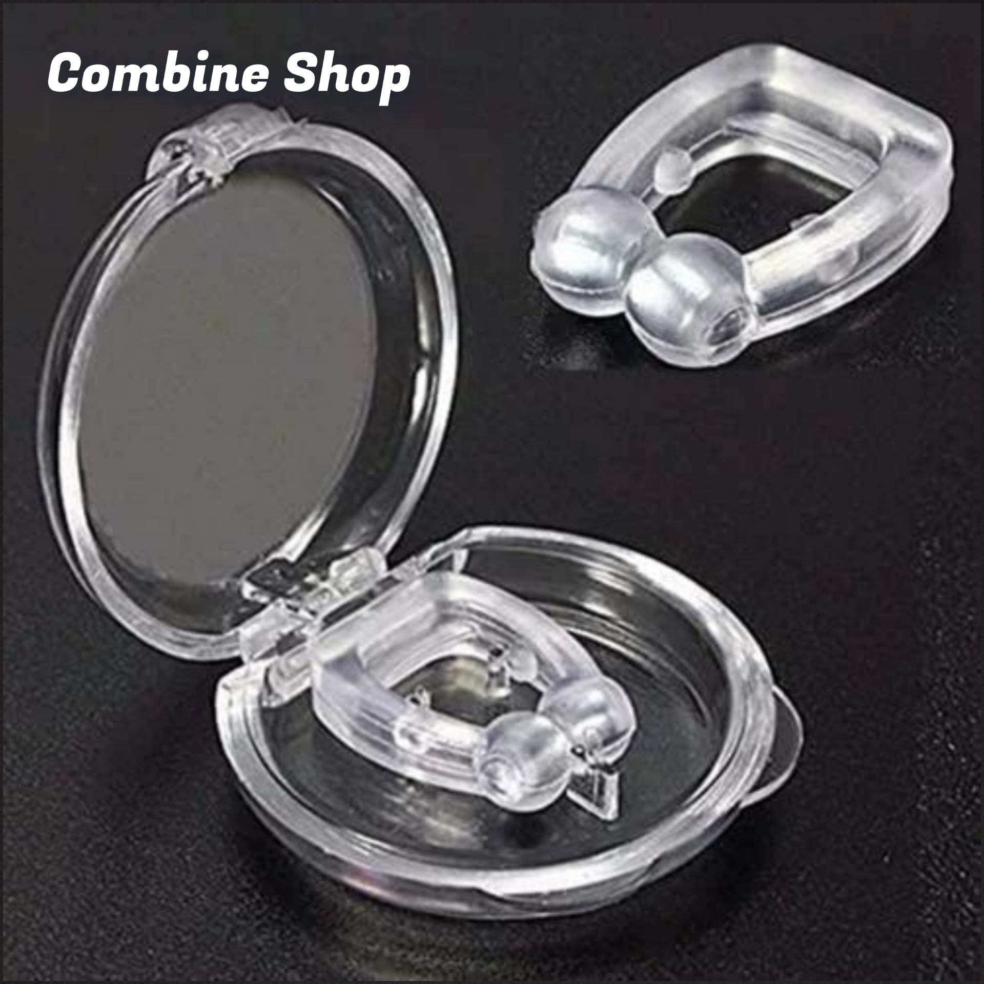 Silicone Magnetic Anti-Snoring Nose Clip.