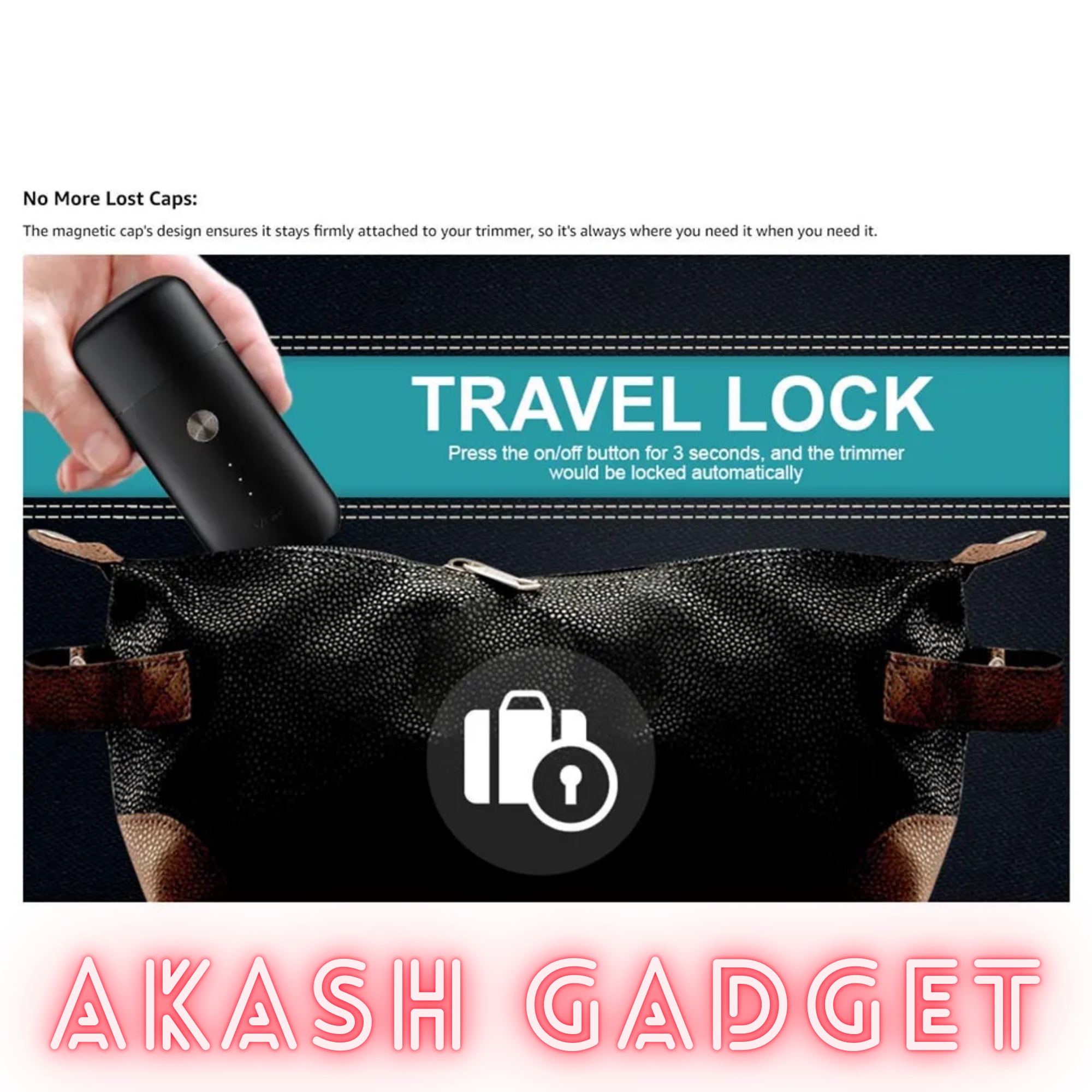 VGR V-932 Portable Pocket Trimmer for Men_img_14