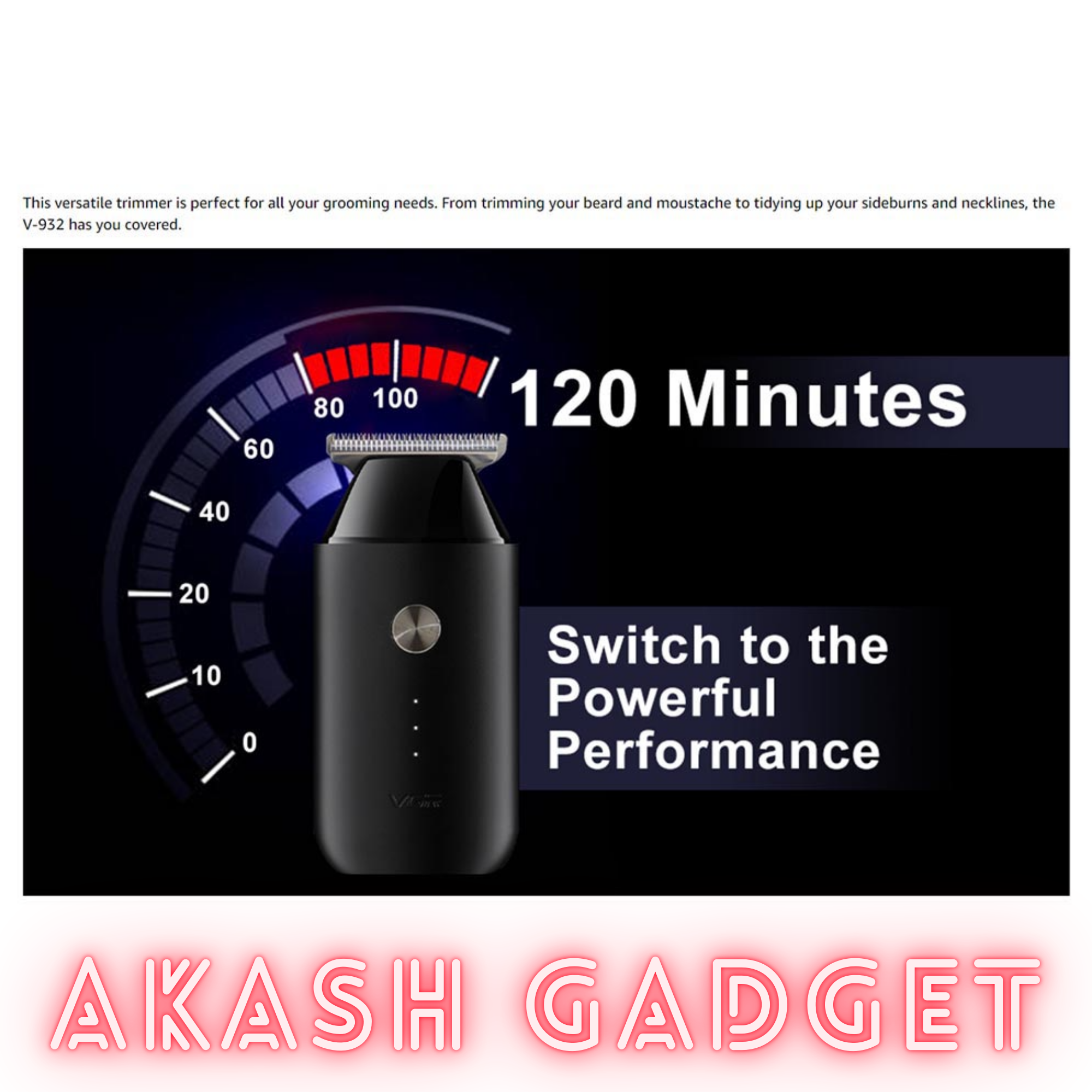 VGR V-932 Portable Pocket Trimmer for Men_img_17