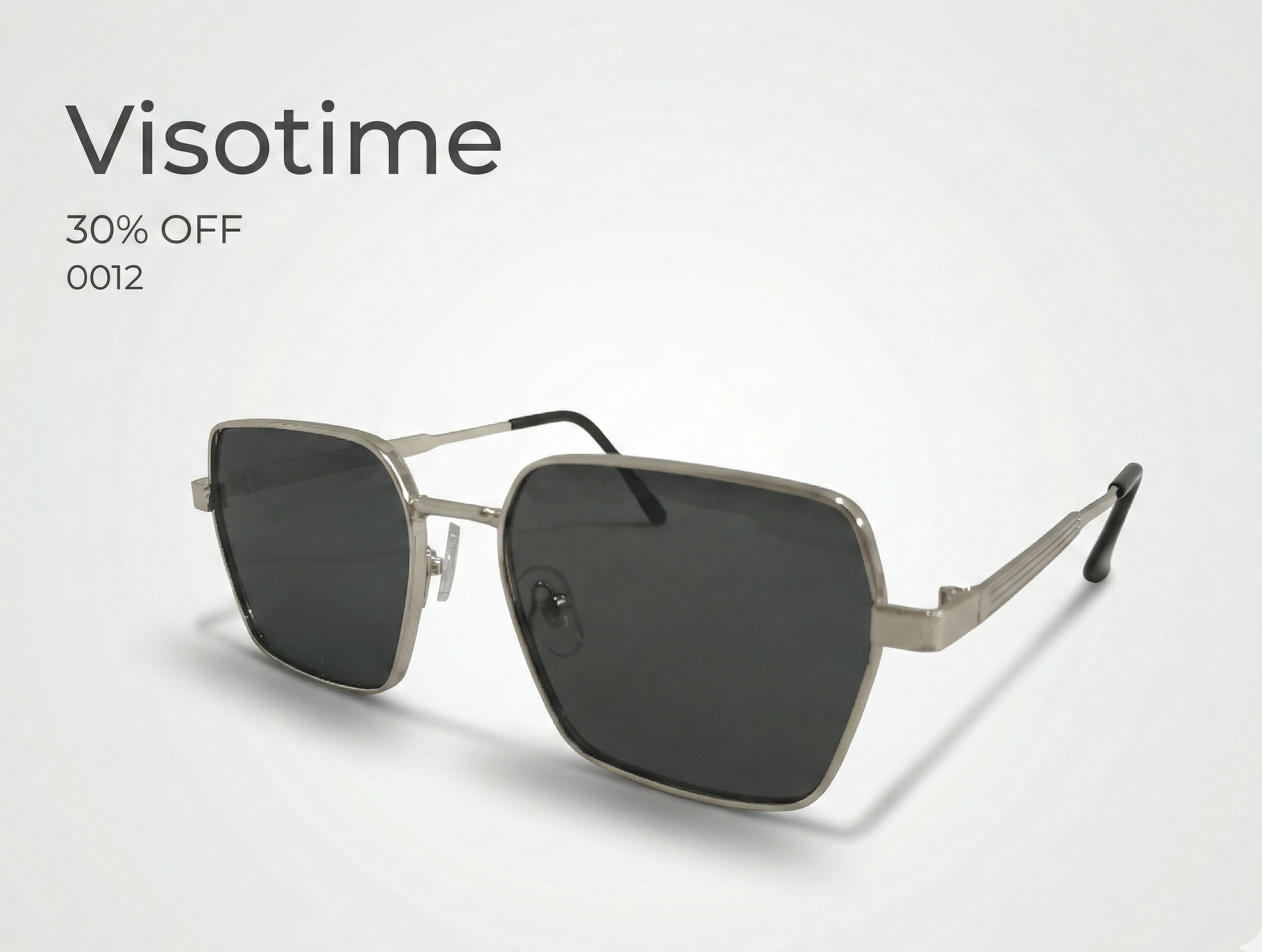 Visotime Geometric Metal Frame Sunglasses – Model 0012_img_1