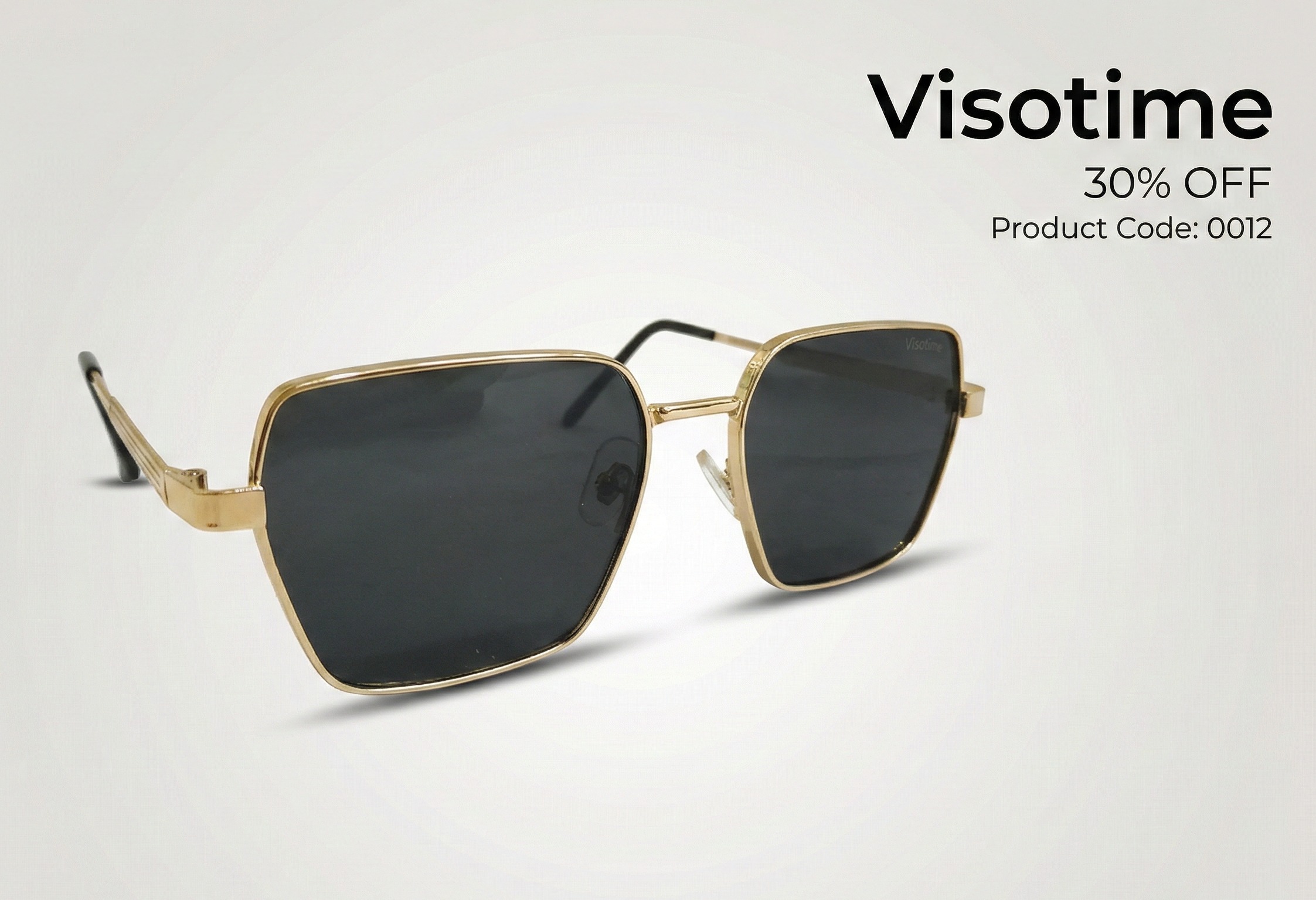 Visotime Geometric Metal Frame Sunglasses – Model 0012_img_2