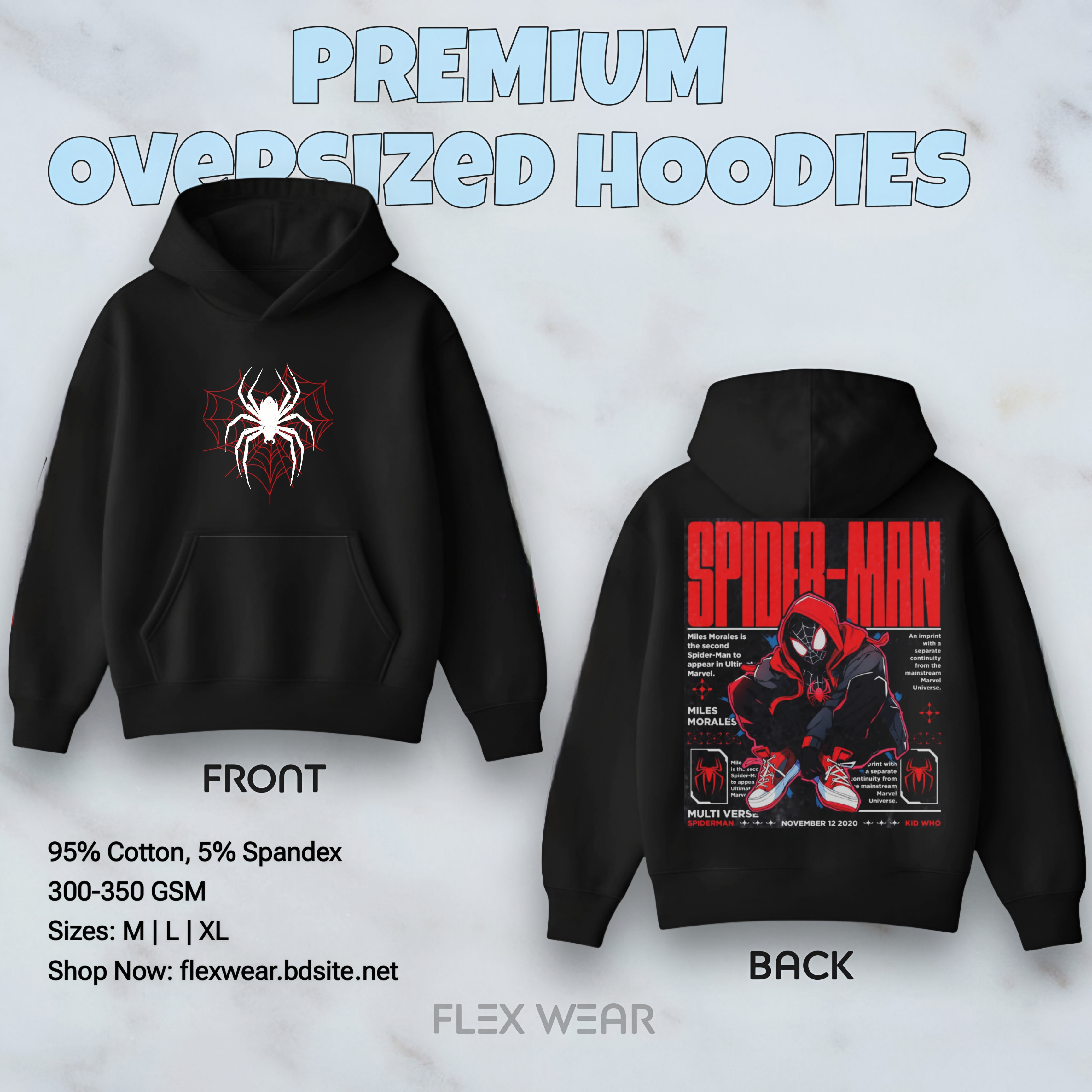 Spidy Oversized Hoodie