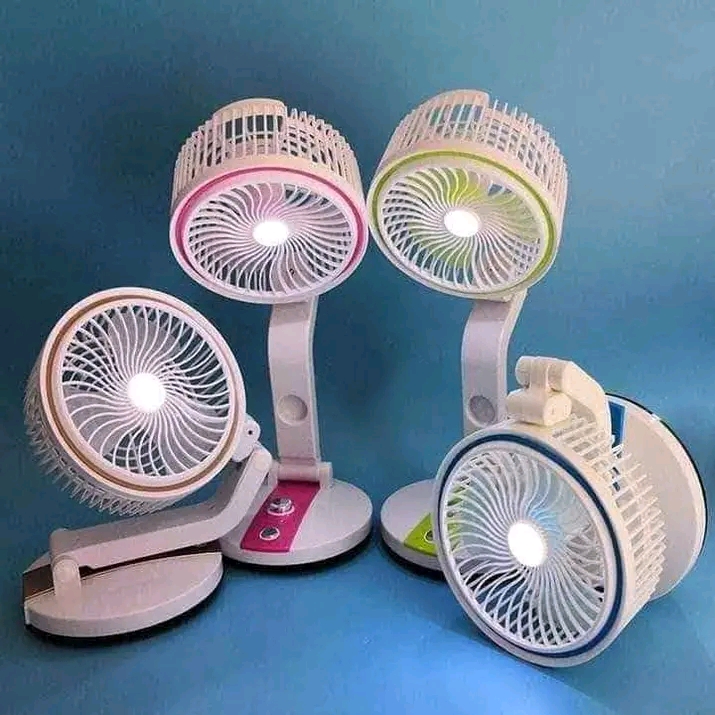 Rechargeable Folding Fan With LED Light (LR Fan)_img_2