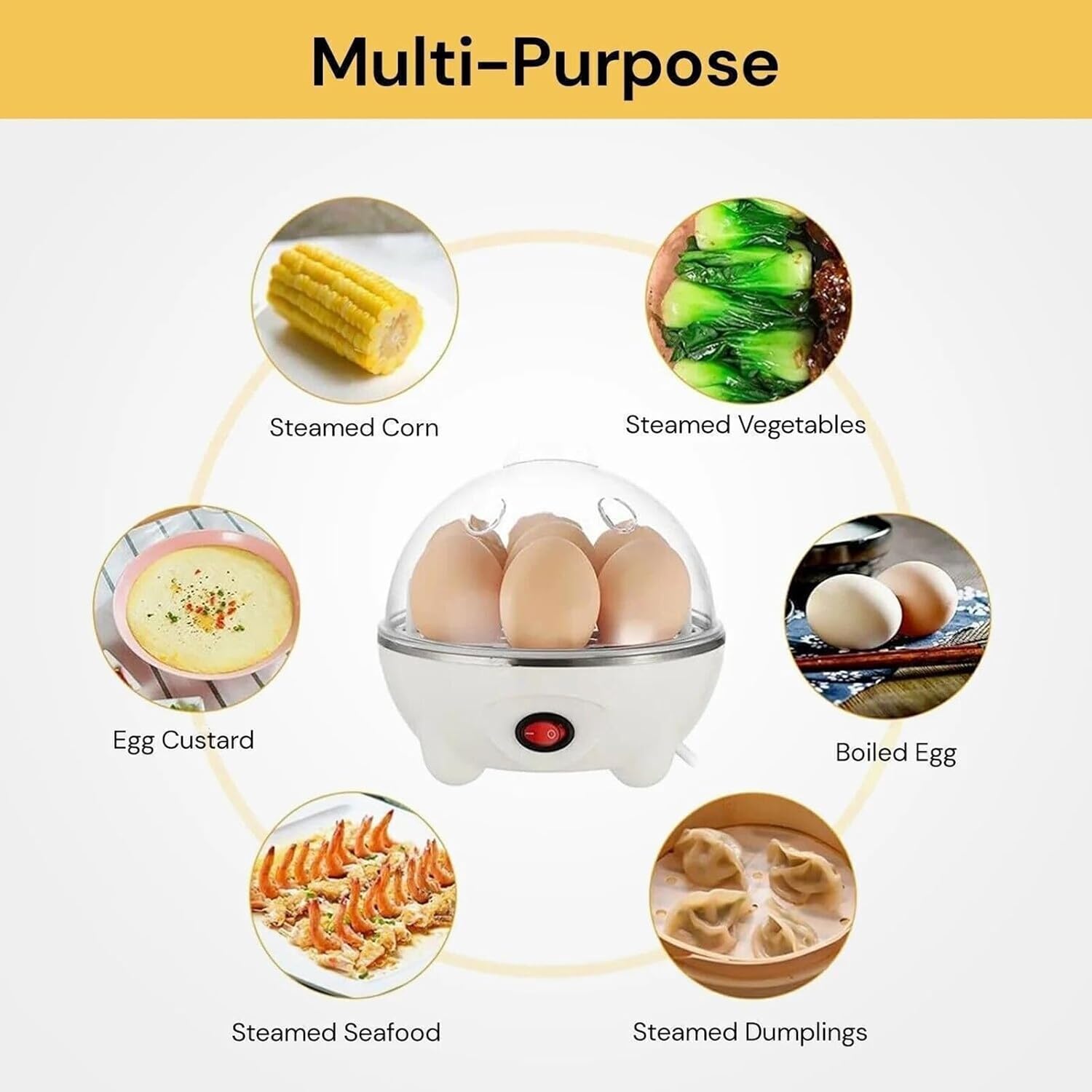 SmartCook Electric Egg Cooker – One-Touch Healthy Egg Maker_img_5