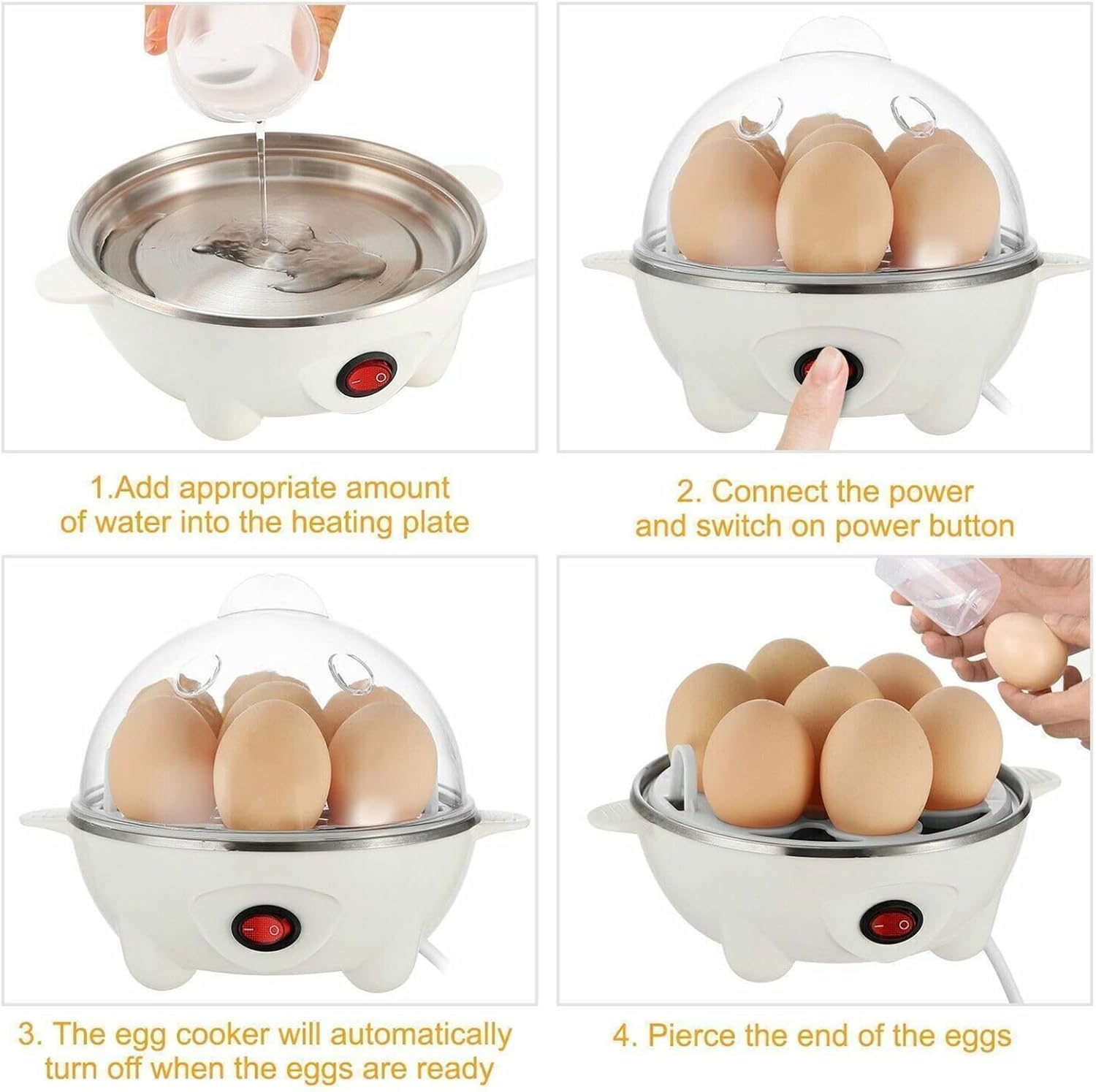 SmartCook Electric Egg Cooker – One-Touch Healthy Egg Maker_img_7
