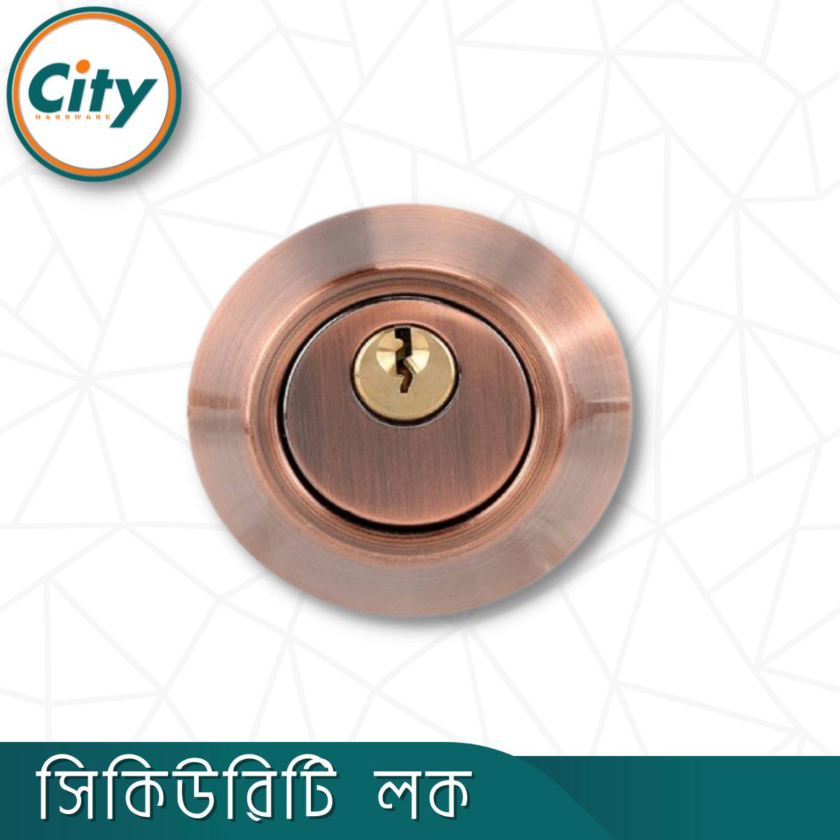 সিকিউরিটি লক উভয় পাশের চাবি সিস্টেম ডাবল সিলিন্ডার ডেডবোল্ট লক দরজার লক অ্যান্টিক রঙের ডোর লক_img_2