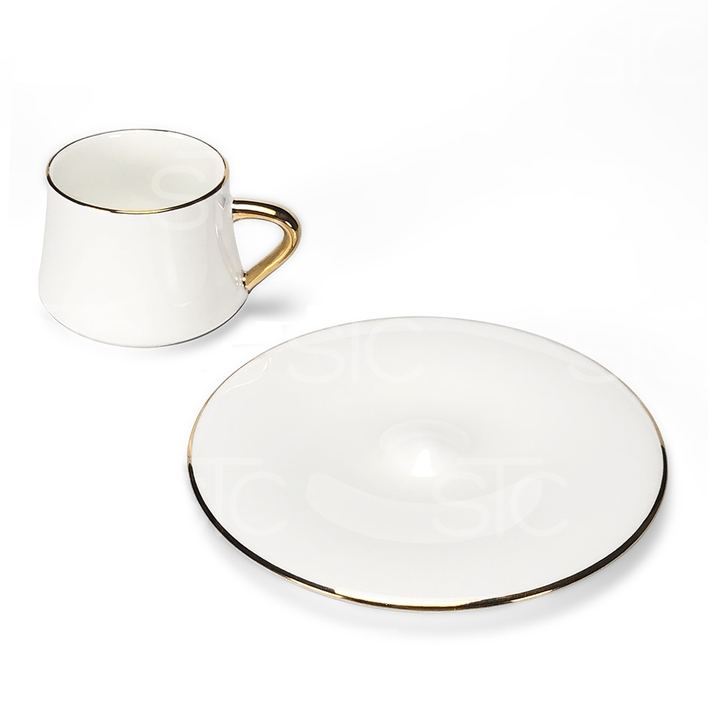 Luxury Ceramics Tea Cup set -6 pcs cup,6 pcs piris - Image 2